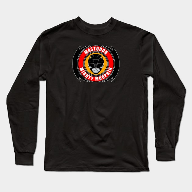 Black Mastodon Long Sleeve T-Shirt by nickbeta